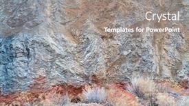  Presentation with moab - PPT layouts enhanced with rock-formation-and-steep-cliff background and a gray colored foreground