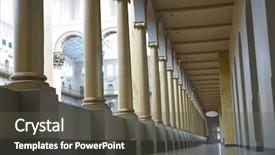  Presentation with barangay hall - PPT layouts with old paper book with some background and a coral colored foreground.