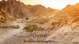  Presentation with ancient village - Audience pleasing slide deck consisting of rock foundation - ruins of an ancient village backdrop and a coral colored foreground