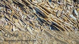  Presentation with uae - Colorful PPT theme enhanced with rock layers - close-up image of layered limestone backdrop and a  colored foreground