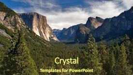  Presentation with yosemite - Amazing presentation theme having rock monolith el capitan in yosemite national park backdrop and a tawny brown colored foreground
