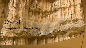  Presentation with chiang mai - Cool new presentation theme with rock sculptured by water wind backdrop and a gold colored foreground