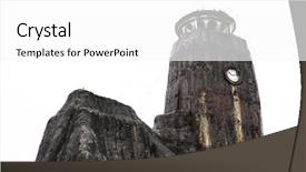  Presentation with popular - Amazing presentation theme having rock temple el penol backdrop and a white colored foreground