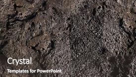  Presentation with pattern - Beautiful presentation theme featuring rock texture and surface background backdrop and a dark gray colored foreground