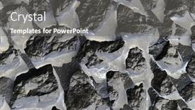  Presentation with rock wall - PPT theme consisting of rock-wall-background-painted-rock background and a gray colored foreground