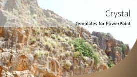  Presentation with ancient civilization - PPT layouts consisting of rock-with-architectural-element background and a white colored foreground