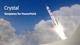  Presentation with international - Slides having rocket ship - international army games mixed media background and a ocean colored foreground