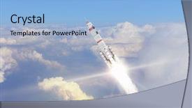  Presentation with rocket - Cool new PPT layouts with rocket ship - international army games mixed media backdrop and a light blue colored foreground