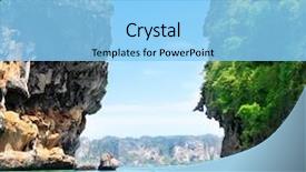  Presentation with krabi - Amazing slides having rocks and sea in krabi backdrop and a light blue colored foreground