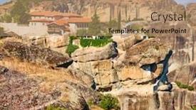  Presentation with rocks - Theme enhanced with rocks-and-the-holy-trinity background and a coral colored foreground