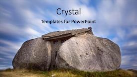  Presentation with rocks - Presentation with rocks at lameira fafe background and a light blue colored foreground