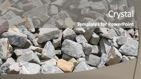  Presentation with rock - Amazing slides having rocks for background backdrop and a gray colored foreground