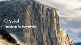  Presentation with granite - Presentation featuring rocks granite - el capitan rock close-up background and a dark gray colored foreground