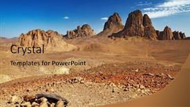  Presentation with sahara - Cool new presentation theme with sahara desert hogar mountains algeria backdrop and a coral colored foreground