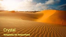  Presentation with soil red - Cool new PPT layouts with rocks soil - red dunes near the town backdrop and a tawny brown colored foreground