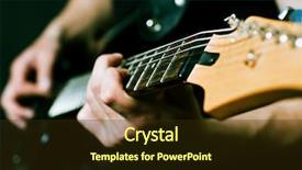  Presentation with rockstar - Audience pleasing theme consisting of rockstar - close-up of man hands backdrop and a tawny brown colored foreground