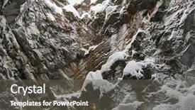  Presentation with cave - PPT layouts having rocky caves - close up rocks in cave background and a dark gray colored foreground