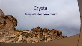  Presentation with landscape juridicila - Beautiful slides featuring rocky hill spacious bolivian landscape backdrop and a  colored foreground