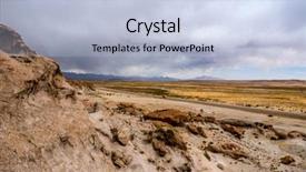  Presentation with rocky - Cool new slides with rocky hill spacious bolivian landscape backdrop and a  colored foreground