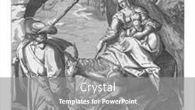  Presentation with rocky - Cool new PPT layouts with rocky-landscape-with-mary-riding backdrop and a gray colored foreground