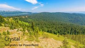  Presentation with british columbia - Beautiful slide deck featuring rocky mountains coastal mountains blackwall peak trail in manning park british columbia canada backdrop and a yellow colored foreground