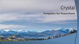  Presentation with rocky mountains - Amazing PPT layouts having rocky mountains colorado usa backdrop and a light gray colored foreground