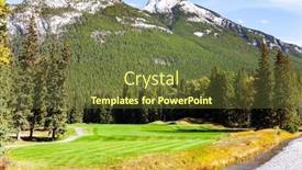  Presentation with rocky mountains - Slide set enhanced with rocky-mountains-of-canada background and a tawny brown colored foreground