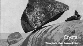  Presentation with rocky - Cool new PPT layouts with rocky stone of tandil near backdrop and a gray colored foreground
