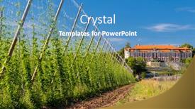  Presentation with czech republic - PPT layouts featuring rococo-castle-steknik-with-hop background and a teal colored foreground