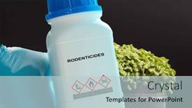  Presentation with chemicals - Presentation theme featuring rodenticides-chemicals-used-for-controlling background and a lemonade colored foreground