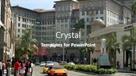  Presentation with rodeo - Theme with rodeo-drive-in-beverly-hills background and a dark gray colored foreground