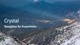  Presentation with transylvania - Slides enhanced with rodna mountains in early winter background and a  colored foreground