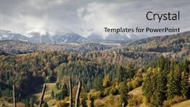  Presentation with transylvania - Slides enhanced with rodna mountains in early winter background and a  colored foreground
