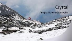  Presentation with early adulthood - Amazing PPT layouts having rodna mountains in early winter backdrop and a  colored foreground