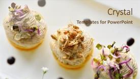  Presentation with germs - Audience pleasing presentation theme consisting of roe salad and wheat germ backdrop and a  colored foreground