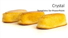  Presentation with octopus on isolated white - Amazing presentation design having rol cake - chocolate bread isolated backdrop and a white colored foreground