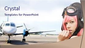  Presentation with sexuality - Audience pleasing slide set consisting of role-playing games concept - pink backdrop and a sky blue colored foreground