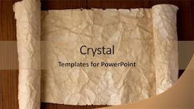  Presentation with roll - Cool new presentation with roll of an ancient paper backdrop and a coral colored foreground