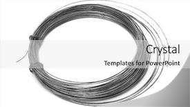  Presentation with roll - Amazing theme having roll of wire backdrop and a white colored foreground