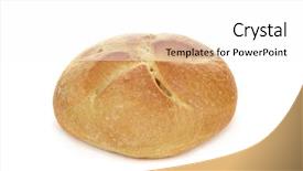  Presentation with vienna - PPT theme enhanced with roll on a white background background and a  colored foreground