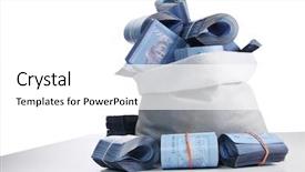  Presentation with ringgit malaysia - Audience pleasing presentation design consisting of currency reserve - bag of money with malaysia backdrop and a white colored foreground