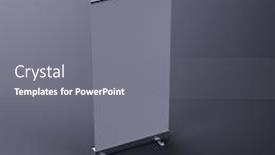  Presentation with roll - Beautiful slides featuring roll-up-mockup-with-dark backdrop and a gray colored foreground