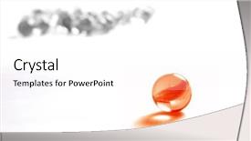  Presentation with marble - Colorful presentation enhanced with rolling ball - one marble againts others backdrop and a white colored foreground