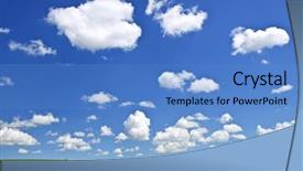  Presentation with blue green - Slide set consisting of rolling hills - lush green lentil and wheat background and a teal colored foreground