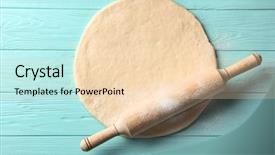  Presentation with dough - Amazing slides having rolling pin with dough backdrop and a lemonade colored foreground