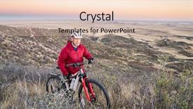  Presentation with mountain bike - Amazing presentation having rolling prairie at dusk soapstone backdrop and a  colored foreground