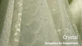  Presentation with pastel - Slides having rolls lace of pastel shades background and a gray colored foreground