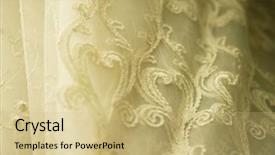  Presentation with pastel - Colorful presentation theme enhanced with shading - rolls lace of pastel shades backdrop and a soft green colored foreground