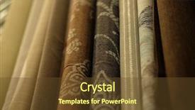  Presentation with fabric - Audience pleasing slide set consisting of rolls of fabric and textiles backdrop and a tawny brown colored foreground