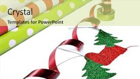  Presentation with old paper rolls - Presentation theme enhanced with aromatheraphy - green tea latte with cold background and a dark gray colored foreground